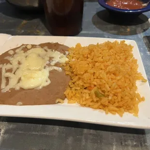 El 54. Tacos Al Pastor (rice and beans)