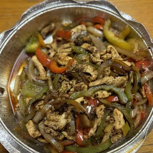 Chicken Fajitas   After 3pm