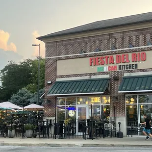 The patio seating is awesome!