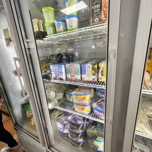 a refrigerator full of food