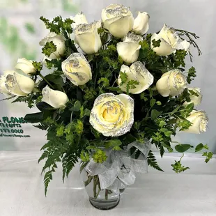 CUSTOM ORDERED GLITTER ROSES