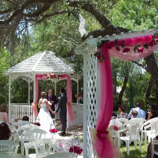 Pink Rose Wedding Ceremony