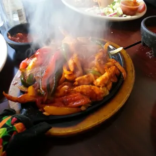 Chicken Fajitas were delicious!!!