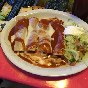 Shrimp Enchiladas