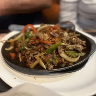 Steak Fajitas Texanas
