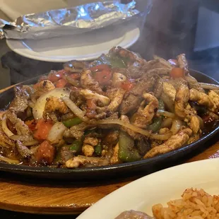 Steak and Chicken Fajitas