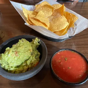 Guacamole, Salsa &amp; Chips