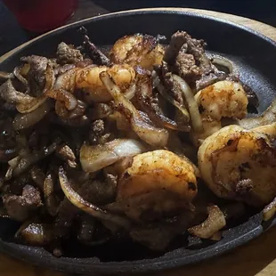 Fajitas - Beef &amp; Shrimp