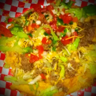 Yummy Fry bread or Indian tacos