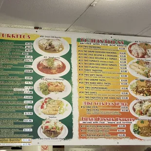 Updated menu May 2023