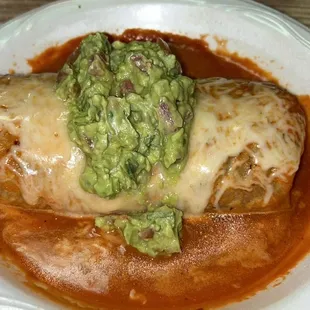 #15. Fiesta Deluxe Wet Burrito/ shredded beef