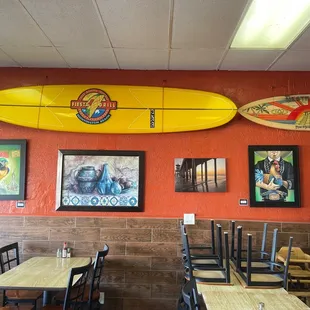 interior, pizza