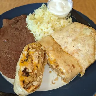 Chicken chimichanga