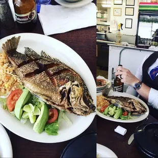 Mojarra (whole fried fish) AMAZING