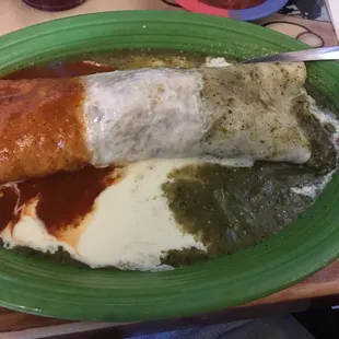 Mexican Flag. Meat was pretty good.