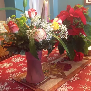 $70 should get you ALL flowers. Mediocre boquet with a few flowers and mostly baby's breath and greenery.