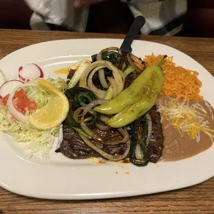 Can not beat this carve asada!  Big portion and so flavorful!