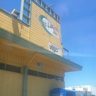 the front of the restaurant