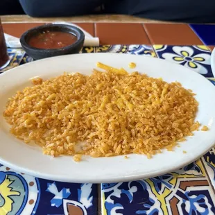 Dry/old/no flavor spanish rice
