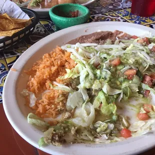 Burrito Loco with salsa verde.... Yum!!!