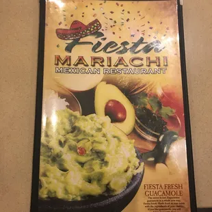 The menu has lots of good choices