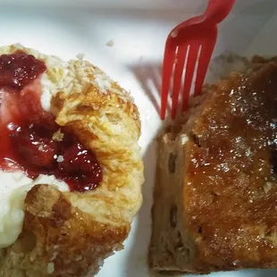 Omg.  I've been shopping here 17 years and am just now discovering the .65 pastries and bread pudding!