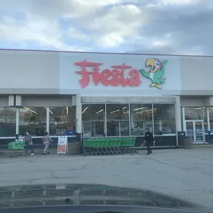 the front of the store