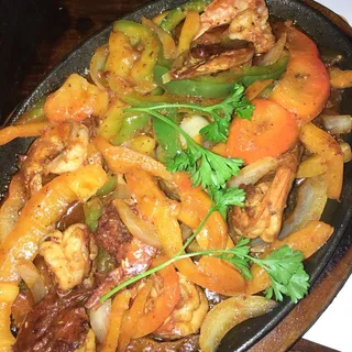 SHRIMP FAJITAS