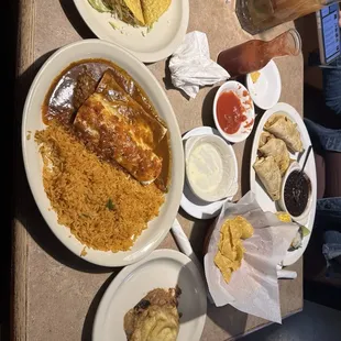 El Combo and Al Pastor tacos.