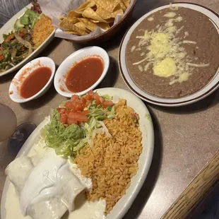 Enchiladas Suizas Combo