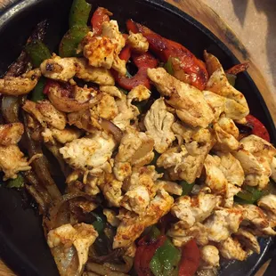 Chicken fajitas