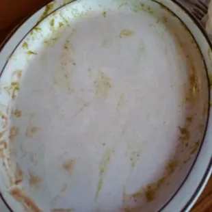 Nom nom nom!  All gone.  This was my enchiladas verde before I devoured it.