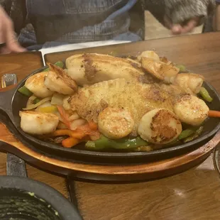 Seafood Fajitas