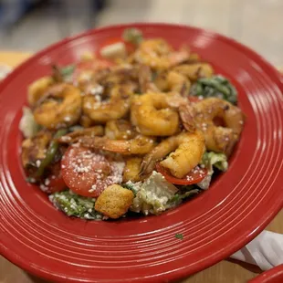 Caesar Salad with Grilled Shrimp