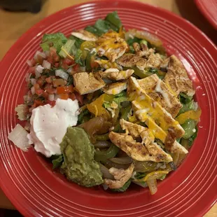 Chicken Fajita Salad