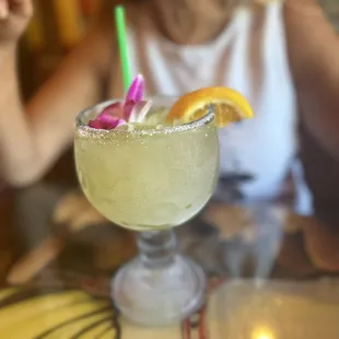 Momma and her margarita
