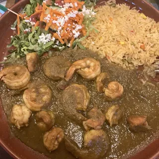 Camarones Verdes Plate