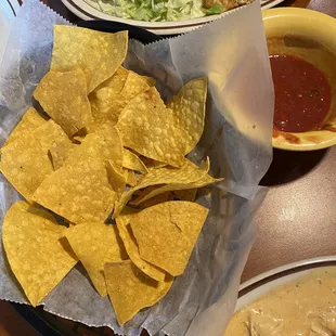 Chips and salsa complimentary