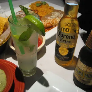 mexican food and drinks