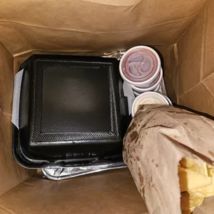 a lunch in a box