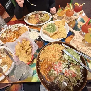 ENCHILADA SAUCE--on point!!!! Rice on point. Guac on point. Great portion sizes. Yes yes yes