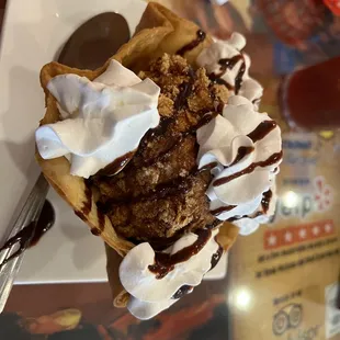 Fried ice cream