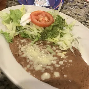 The side plate served with my dish.