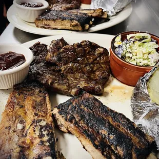 Steak and Ribs