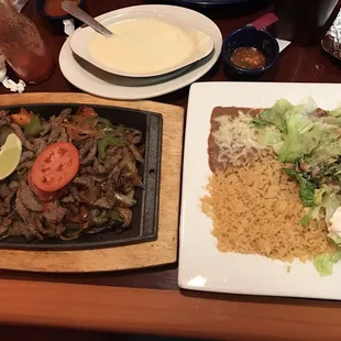 The fajitas are always fresh and amazing and only $7 on Mondays!