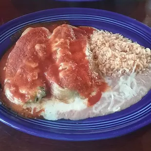 Chile Relleno dinner