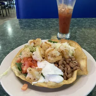 Shrimp Taco Salad