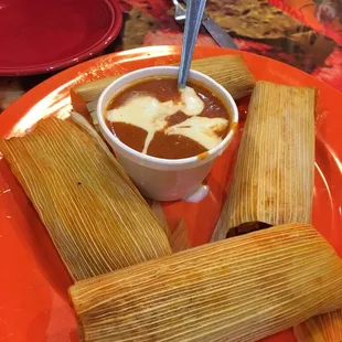 Tamales appetizer
