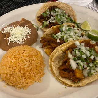 Three Tacos