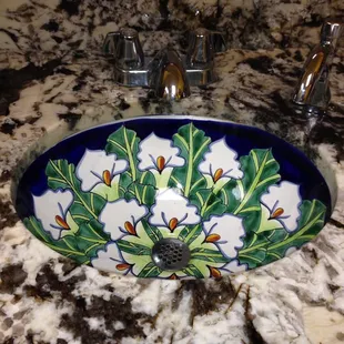 Bathroom sink was pretty lol